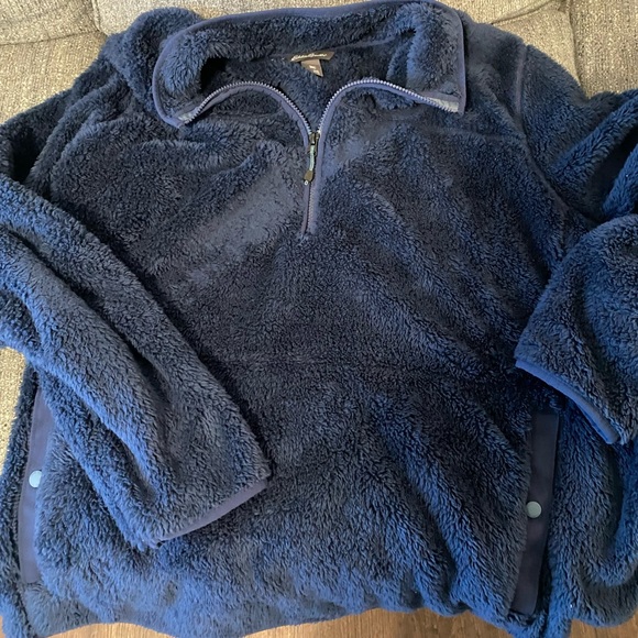 Eddie Bauer Mens Teddy 1/4 Zip